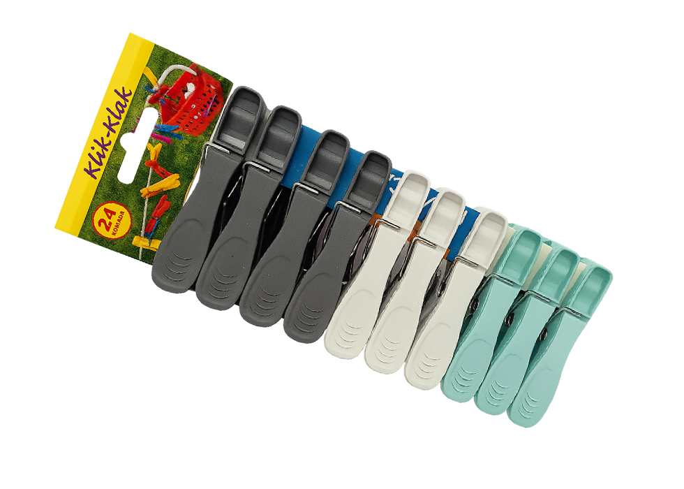 Košara + Štipaljke HANA 30 kom